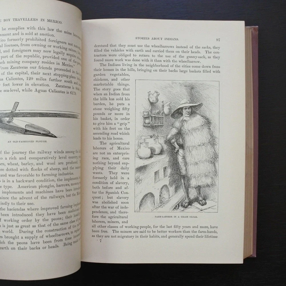 Antique First Edition 1890 Boy Travellers In Mexico by Thomas W. Knox